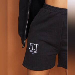 PrettyLittleThing Black Athletic Shorts